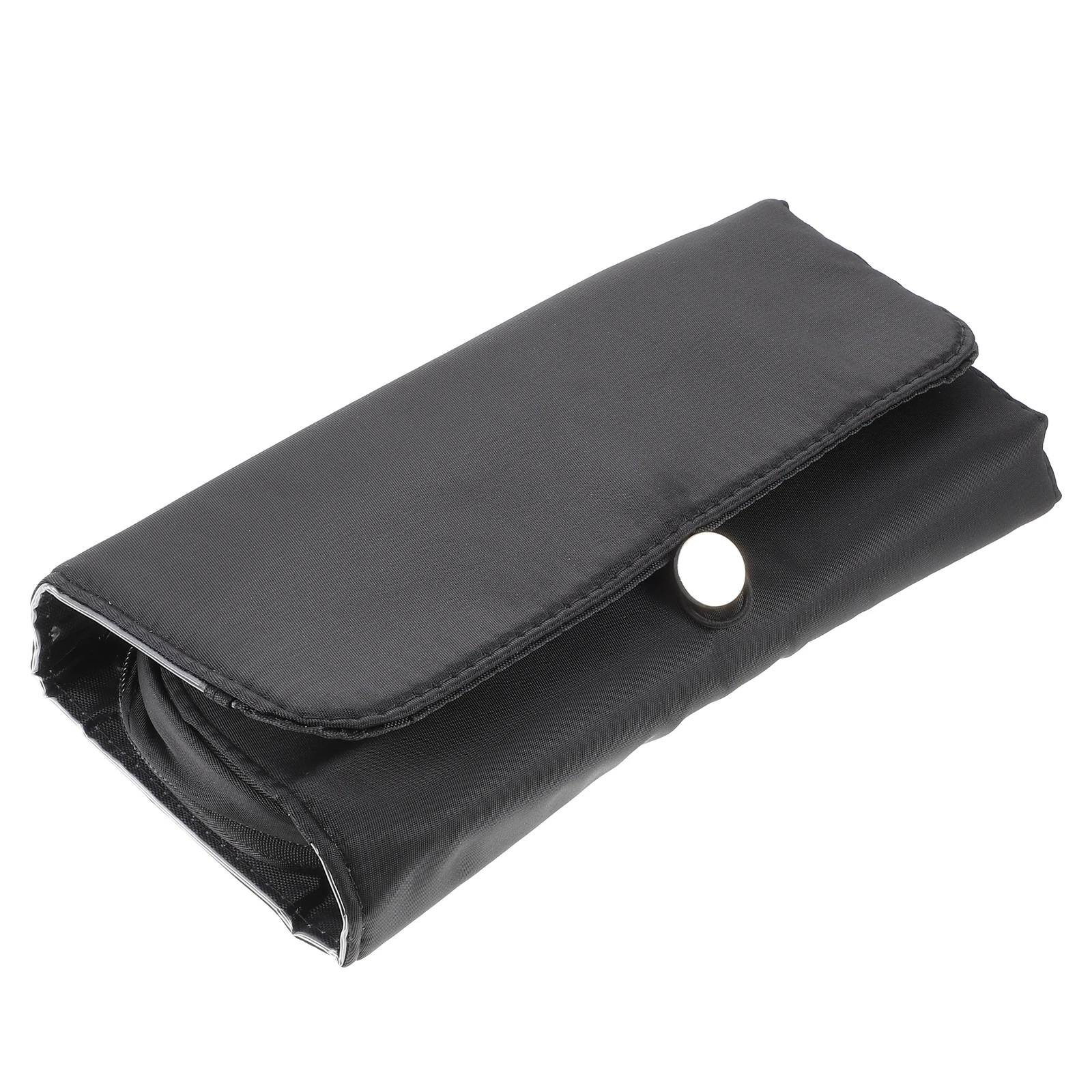 

1pc Makeup Brush Bag Large Capacity Travel Organizer Suede Premium Materials Craftsmanship Dust Protection