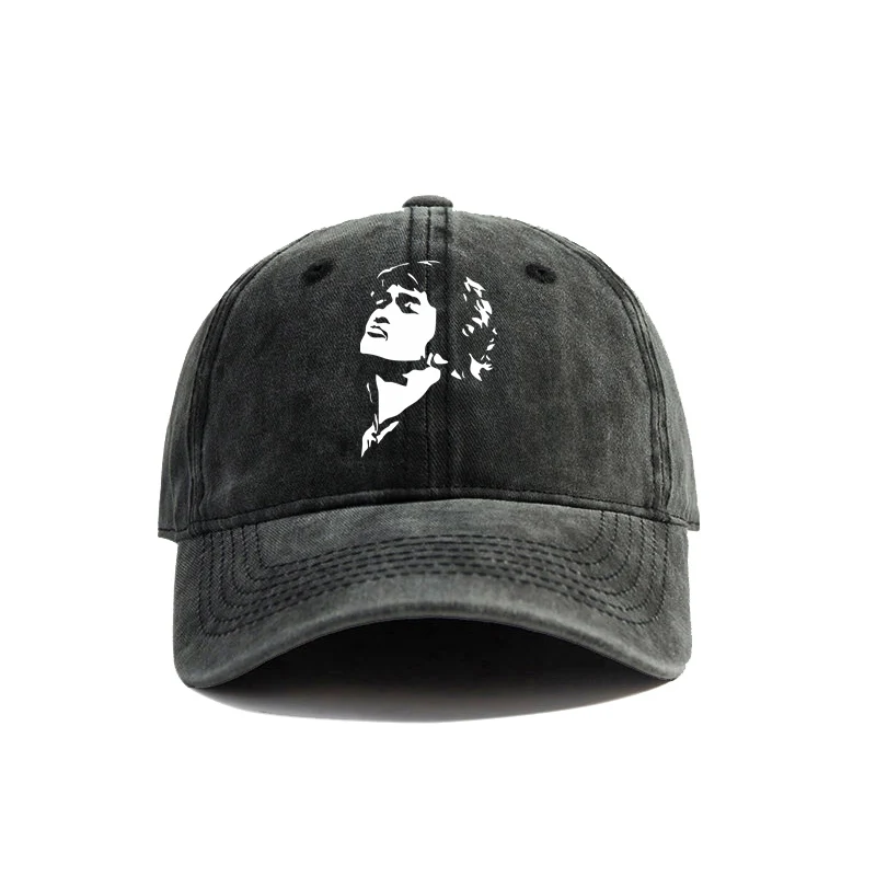 Viktor Tsoi Baseball Cap Distressed Hats Music Rock Viktor Tsoi Fans Cap Men Retro Outdoor Summer Adjustable Dad Hat MZ-293