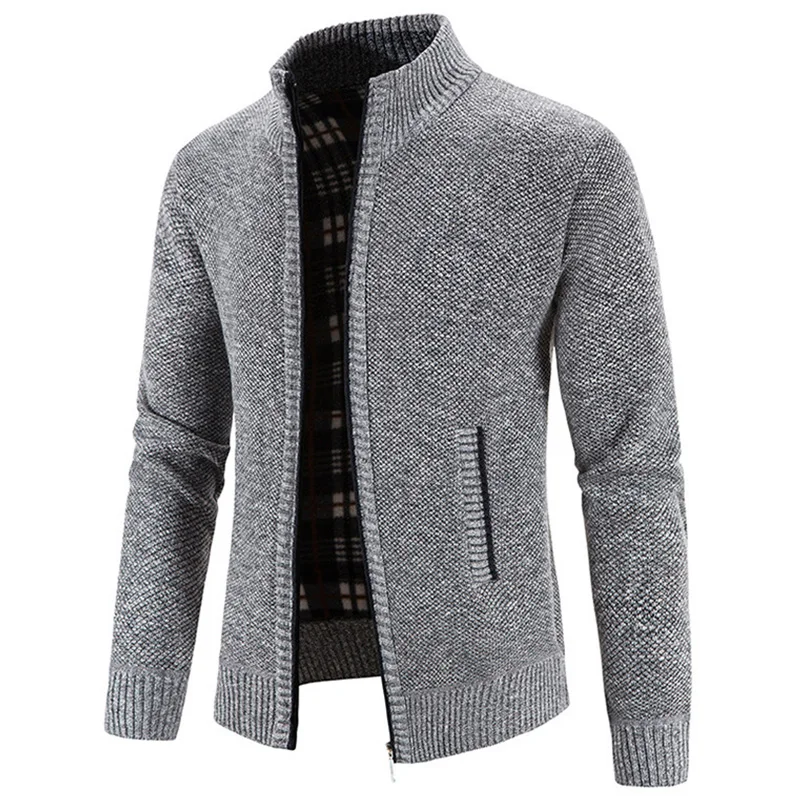 2023New Spring Autumn Knitted Sweater Men Fashion Slim Fit Cardigan Men Causal Sweaters Coats Solid Single Breasted Cardigan men