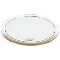 Makeup Mirror Glass Magnification for Bathroom Wall-mounted with Suction Cup Travel
