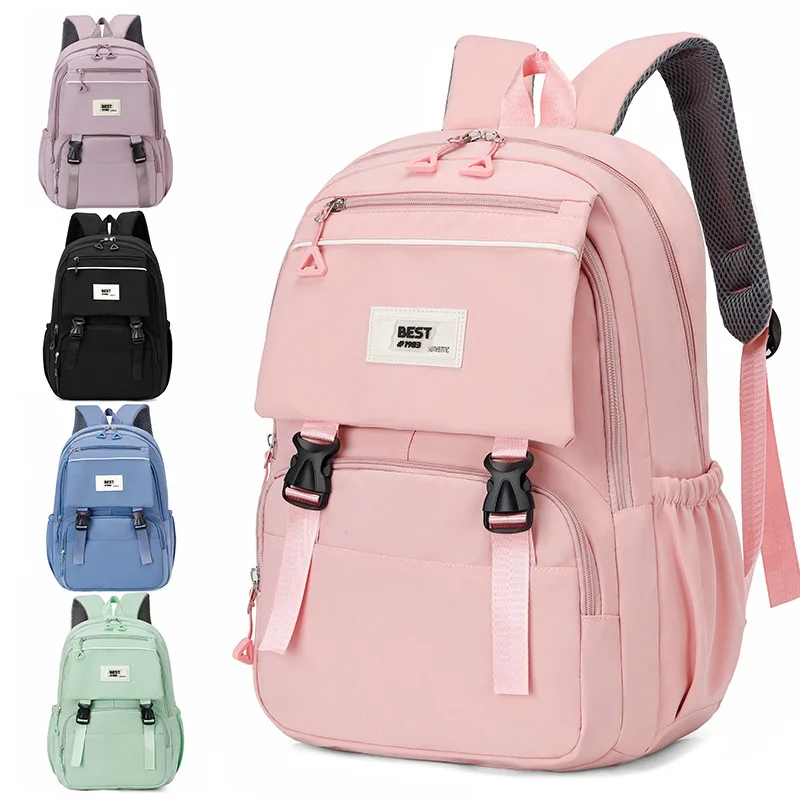 2026 Newest Fashion Thicken Backpack For Middle School Girls Large Capacity Simple And Versatile High-Quality Backpack On Sale
