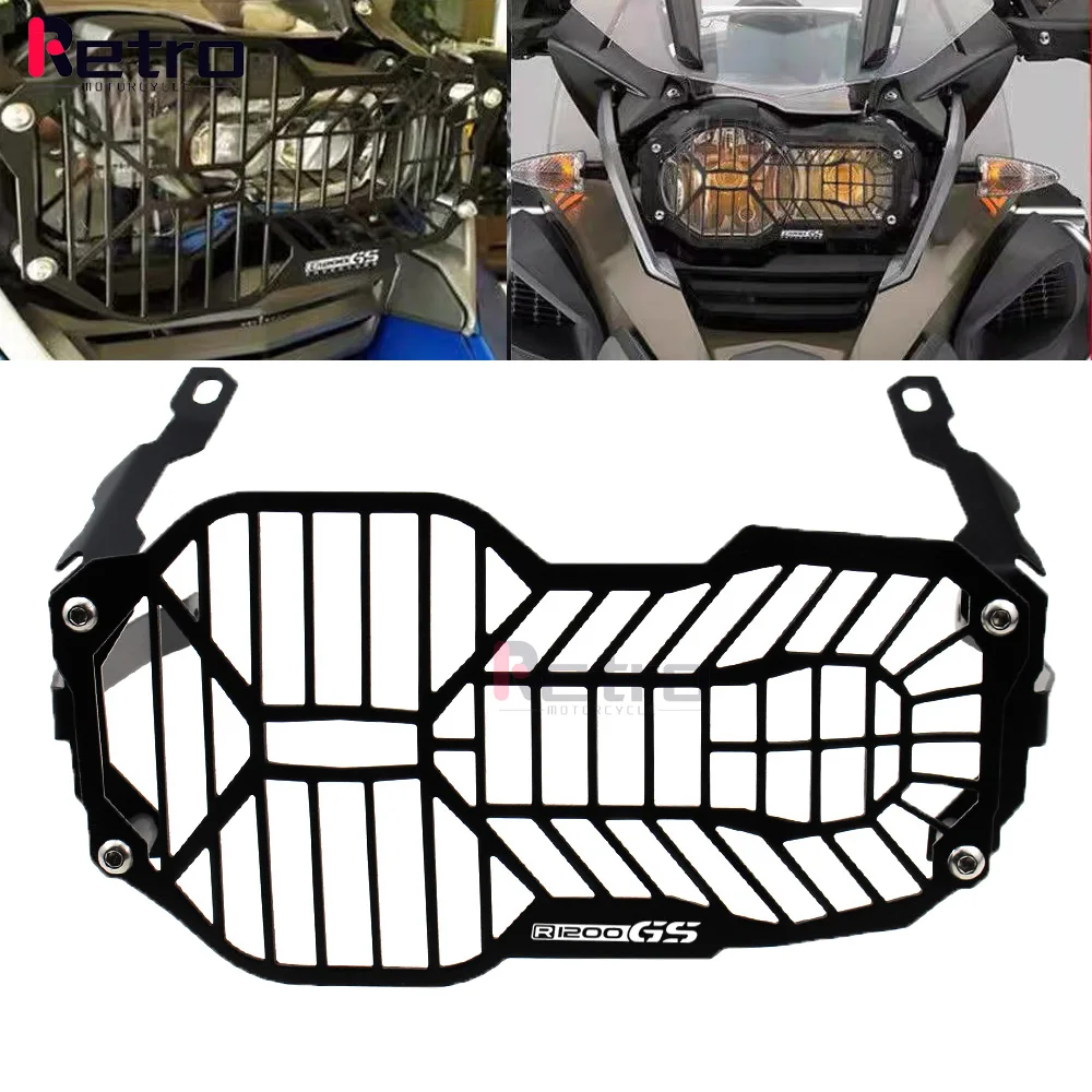 For BMW R1200GS R 1200 GS Adventure 2013-2018 Motorcycle Accessories Headlight Protector Guard Lense Cover Water Cooled Models