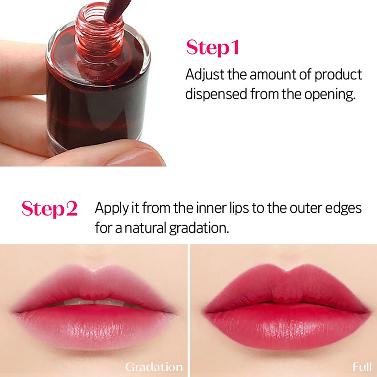 ETUDE Dear Darling Water Tint, Non appiccicoso e traspirante, Finitura trasparente simile ad acquerello, Tinta labbra schiarente, K-Beauty, Trucco coreano