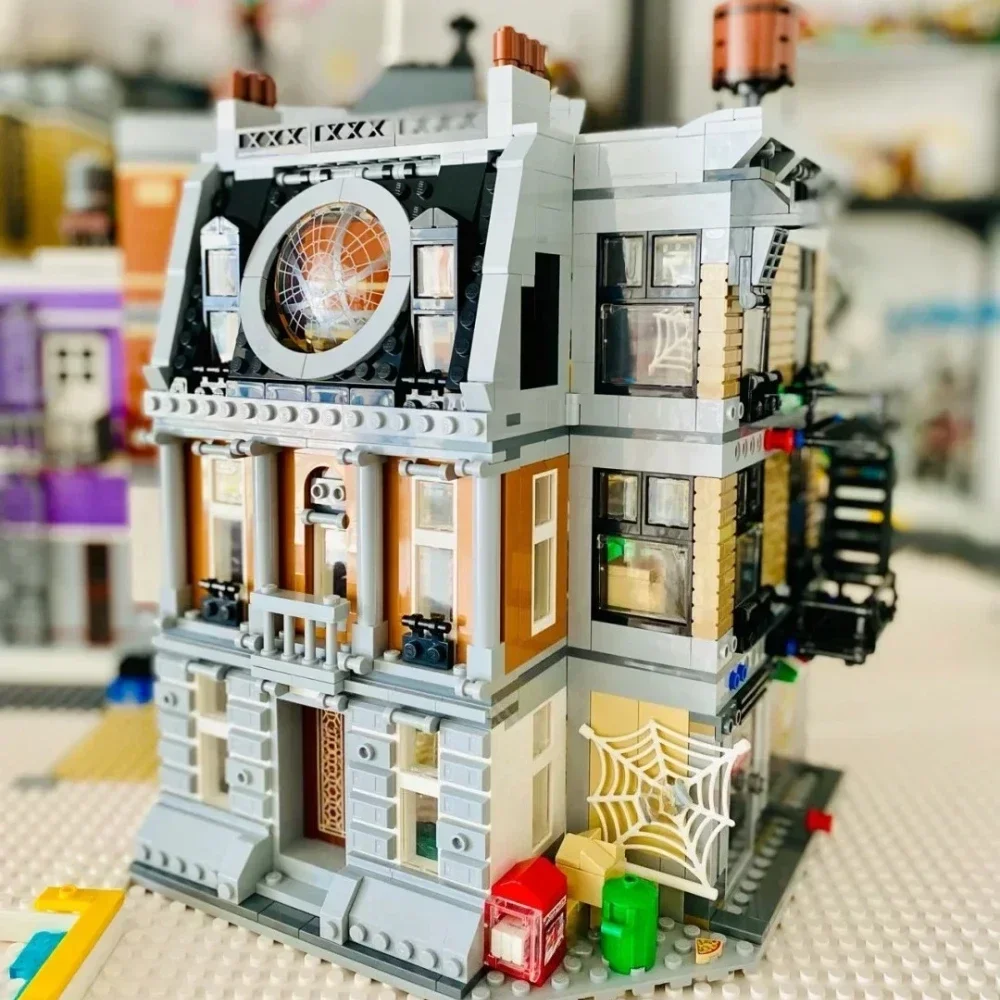 Hero Movie Series Sanctuary Showdown Peripheral Extensions, kompatibel mit Legoed Partikeln, geeignet für Weihnachtsgeschenke 76108