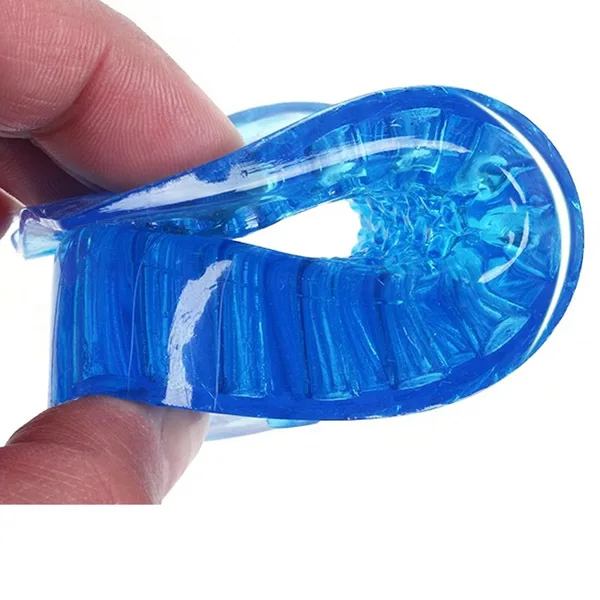 

2-Layer Unisex Adjustable Increased Insoles 3.7cm Half Type Silicone Invisible Cushion Shoe Pads Slip-Resistant Soft Comfort