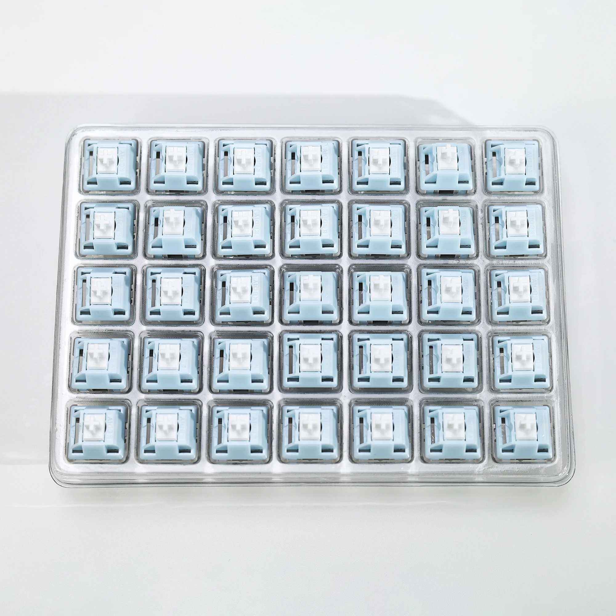 KBDiy Jarvis JJ Mechanische Tastatur, geräuschlose Schalter, 47gf, vorgeschmierte, cremige Schalter, kompatibel mit MX-Tastenkappen für Gaming-Tastaturen – Detail 5