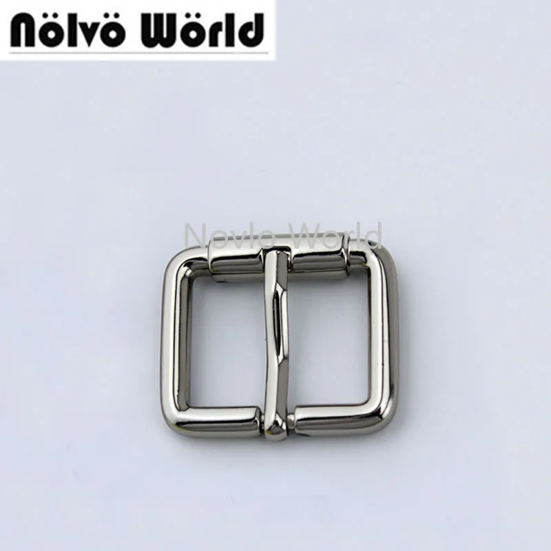 

50pcs 20mm(3/4")X15mm Polished silver color turnbuckle zinc alloy square pin buckle bags/belts buckles