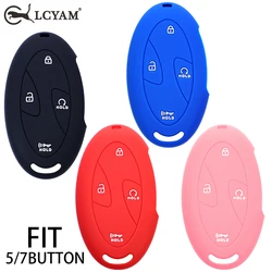 Silicone Key Case Key Fob Cover for Hyundai 2026 Kona N-Line, 2024 Elantra SEL 5/7 button 2023 IONIQ Interior Accessories