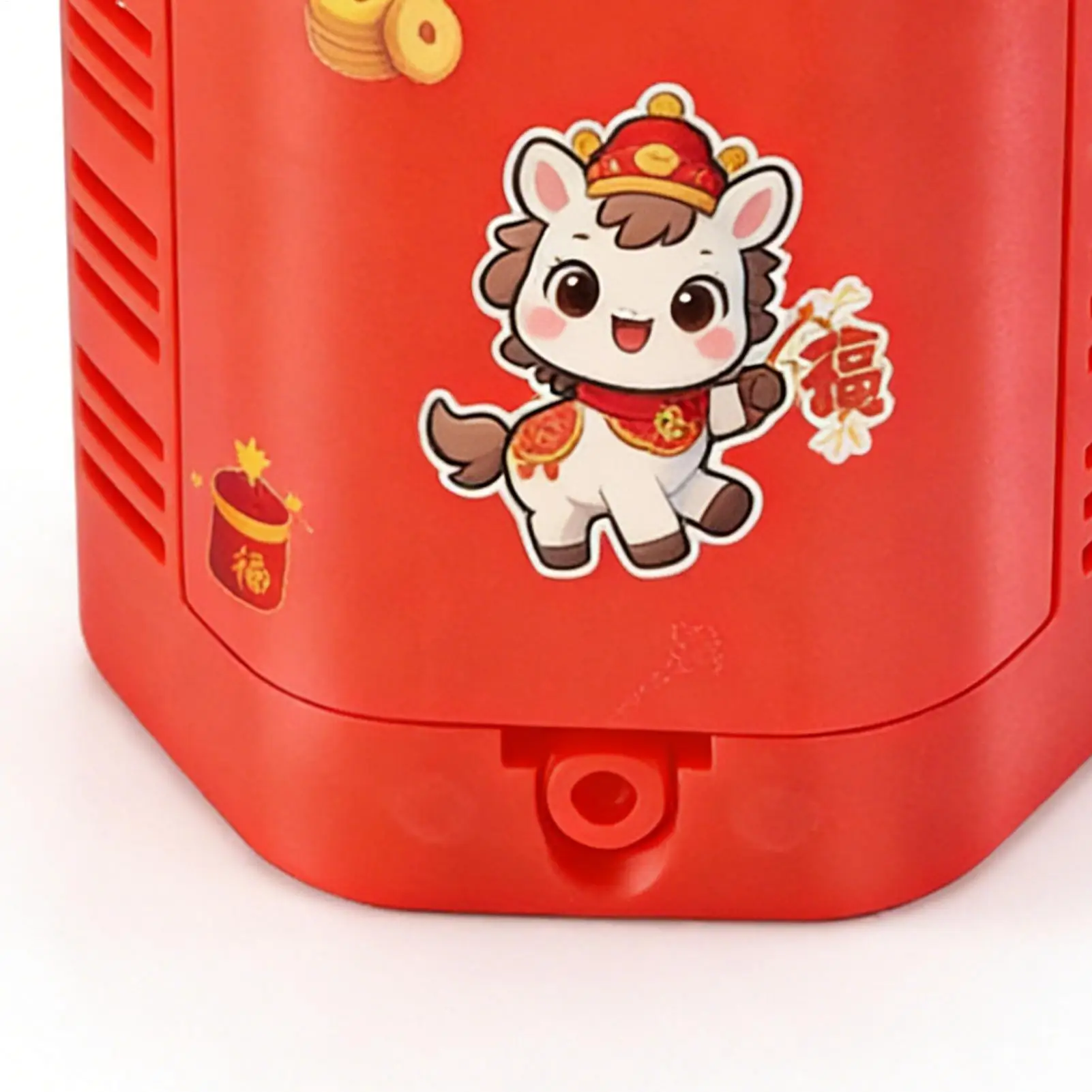 Máquina de burbujas giratoria iluminada, juego del año del caballo, máquina de burbujas automática recargable para cumpleaños, Navidad, primavera