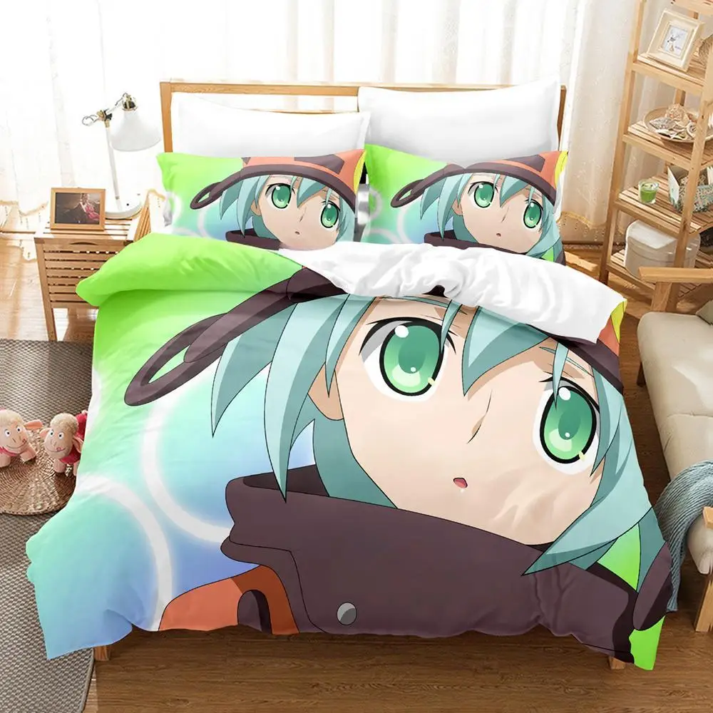 

3d Print Anime Kawaii Girl Sora Kake Girl Bedding Set Single Twin Full Queen King Size Bed Set Adult Kid Bedroom Duvetcover Sets