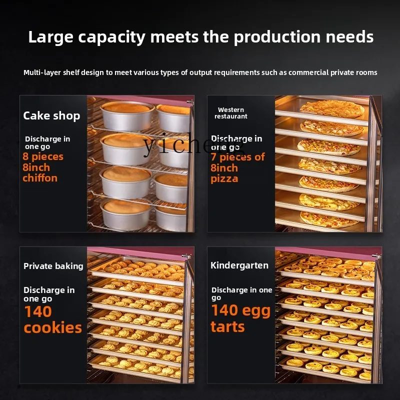 Forno elettrico commerciale ZZ, fornello a vento, cottura in camera privata domestica, torta automatica di grande capacità