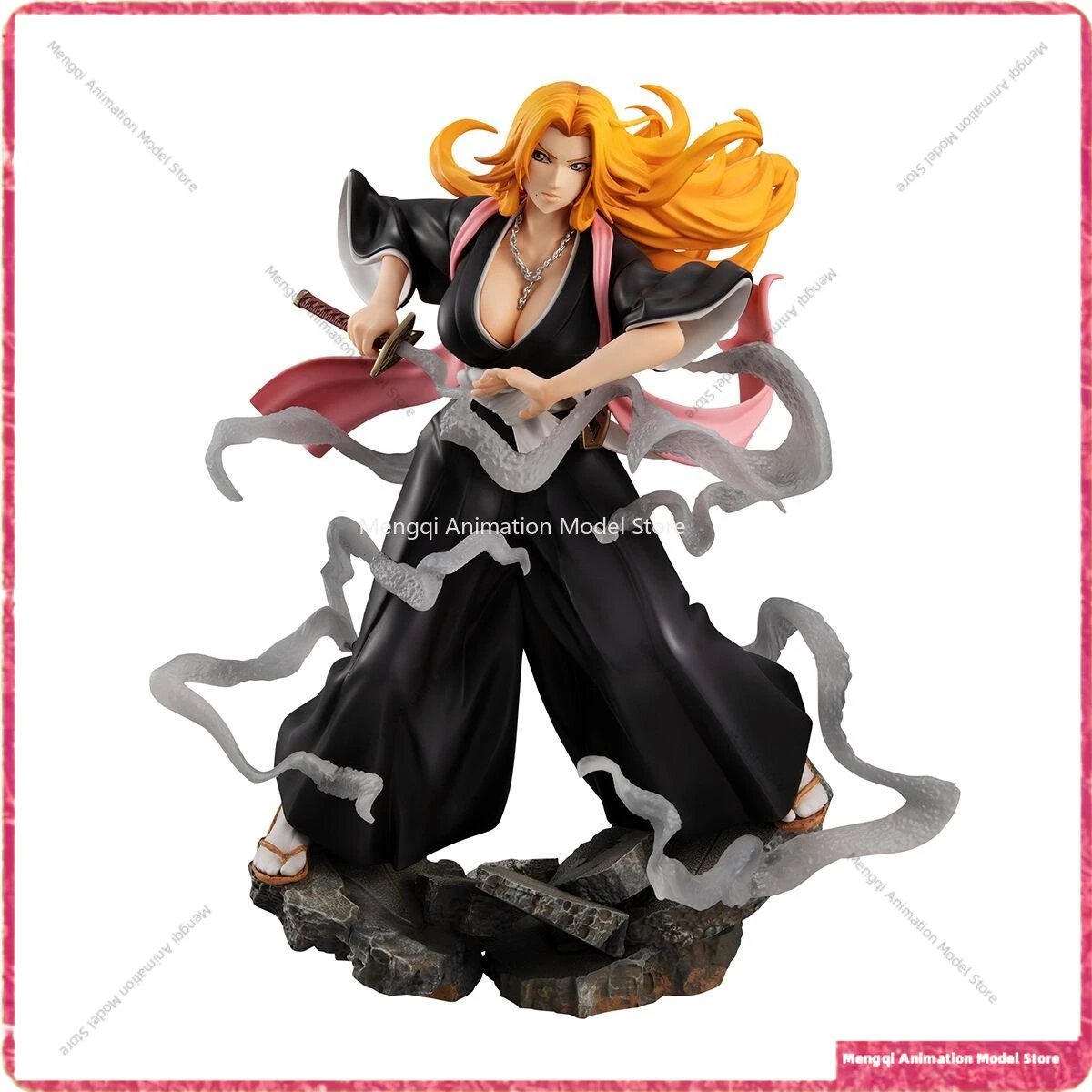 In Stock Megahouse G.E.M. Series Bleach Matsumoto Rangiku New Anime Character Model Toy Boy Action Figure Series