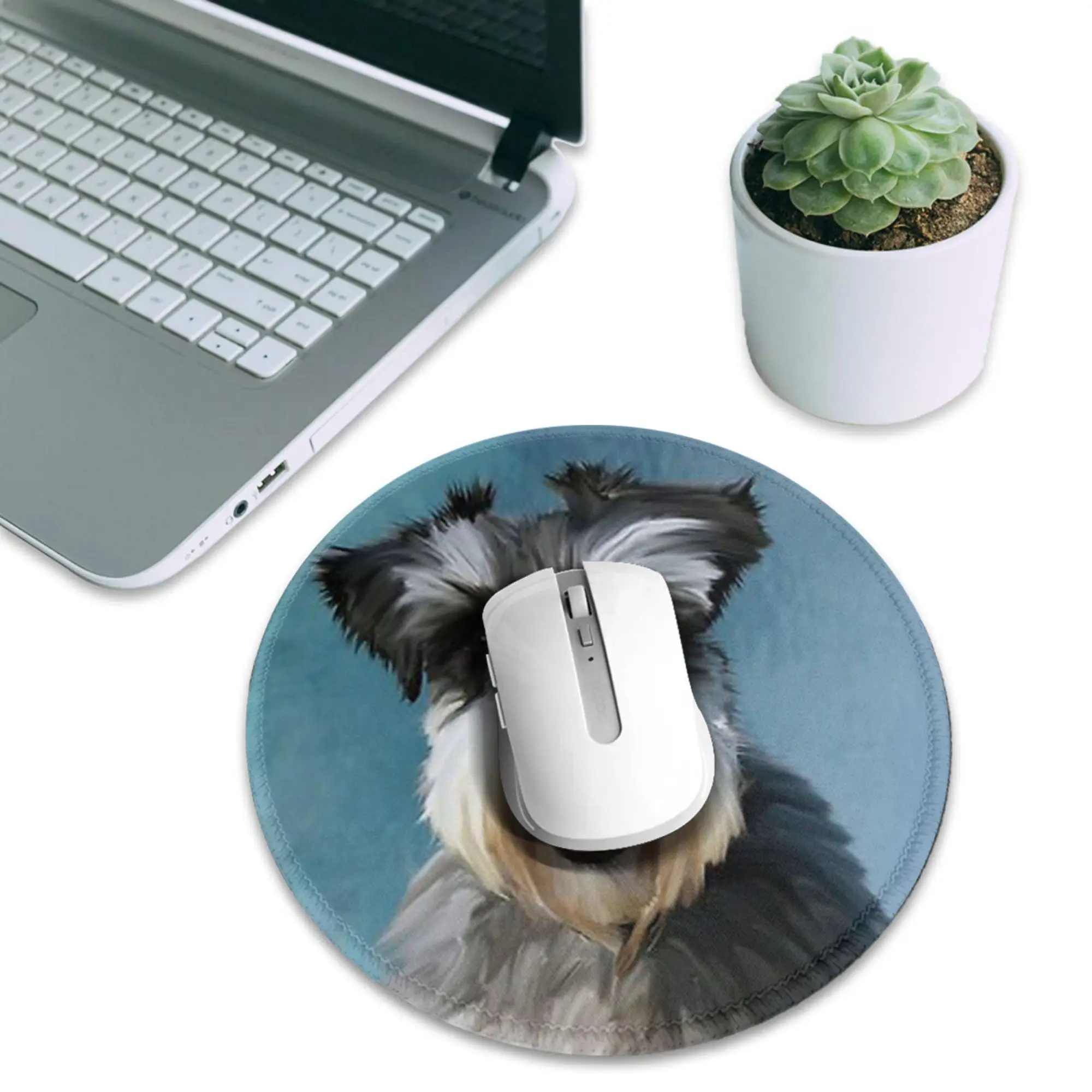 Miniature Schnauzer Dog Water Color Art Painting Mouse Pad Computer Keyboard Mouse Mat Gamer Laptop Desk Mat Office Table Mats