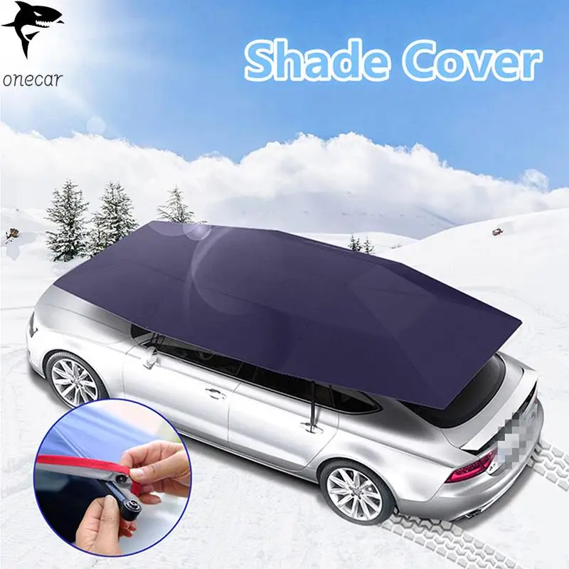 Universal Car Sun Shade Umbrella Cover Tent Cloth UV Protect Waterproof 4X2.1M