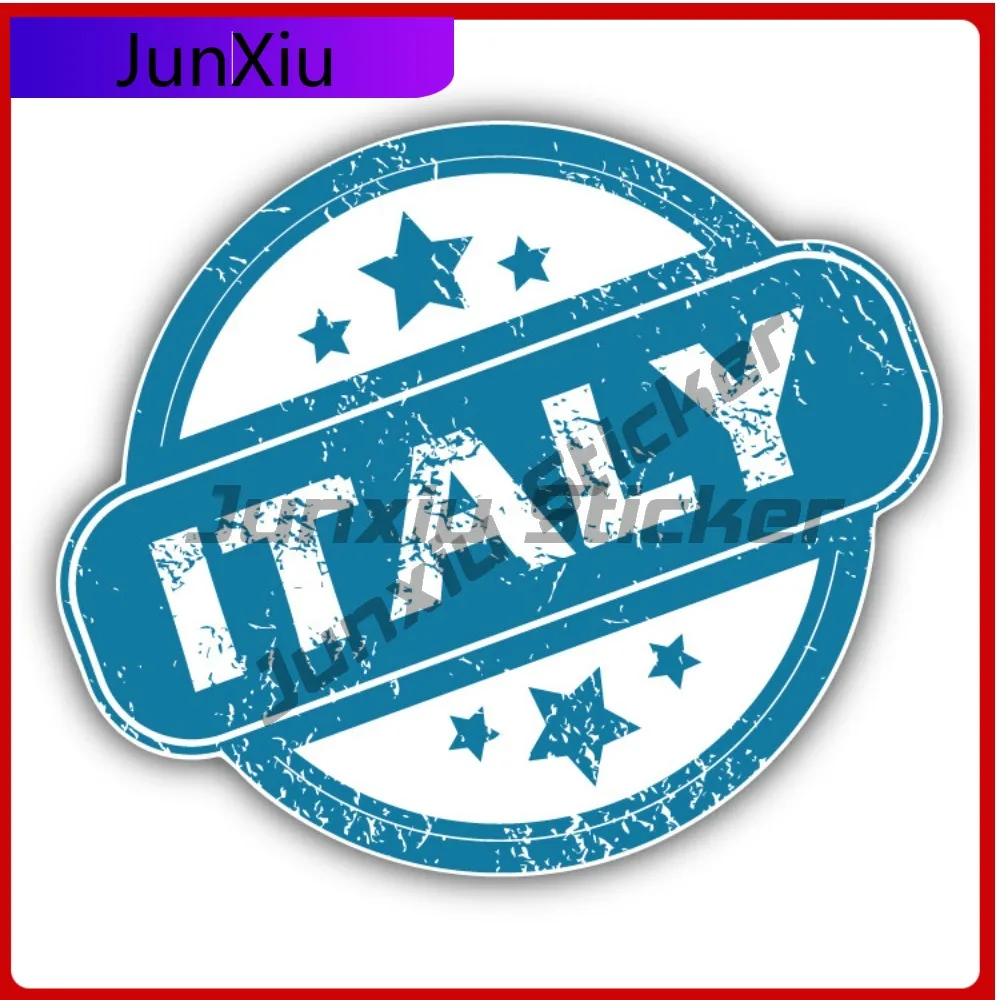 

Italy Creative Sticker Stamp Car Decal Bumper Stickers Funny Style SUV Use For Car Window Decorative Auto Styling Accessory U