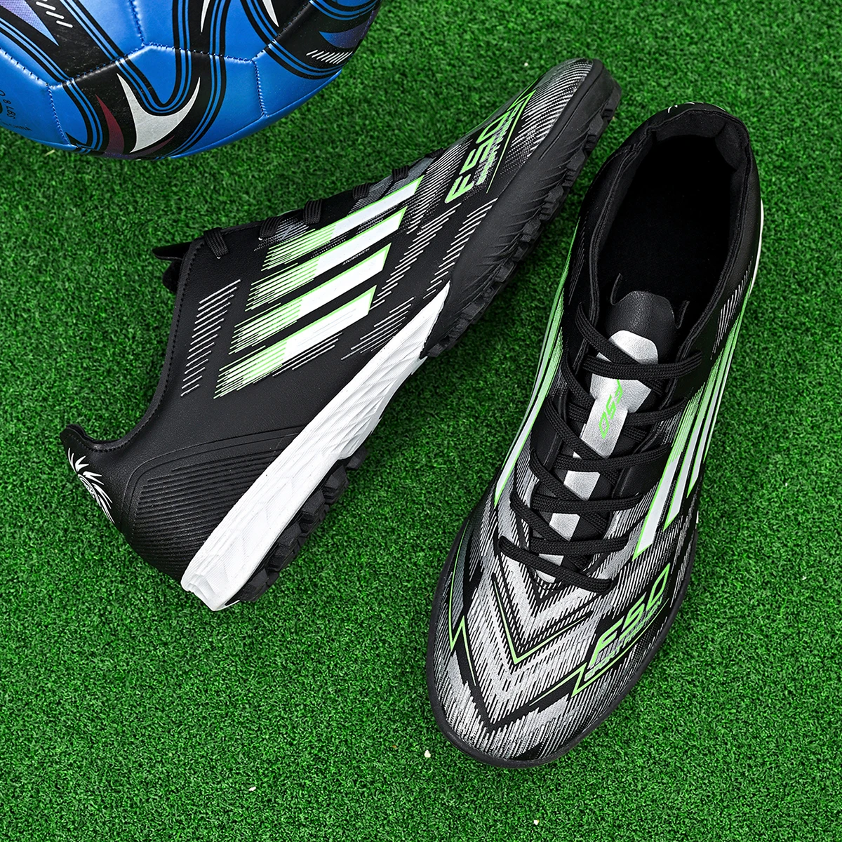 

Легкие мужские футбольные бутсы с шипами TF, спортивная обувь для активного отдыха, эффективно защищающая лодыжки. Футбольные бутсы для улицы