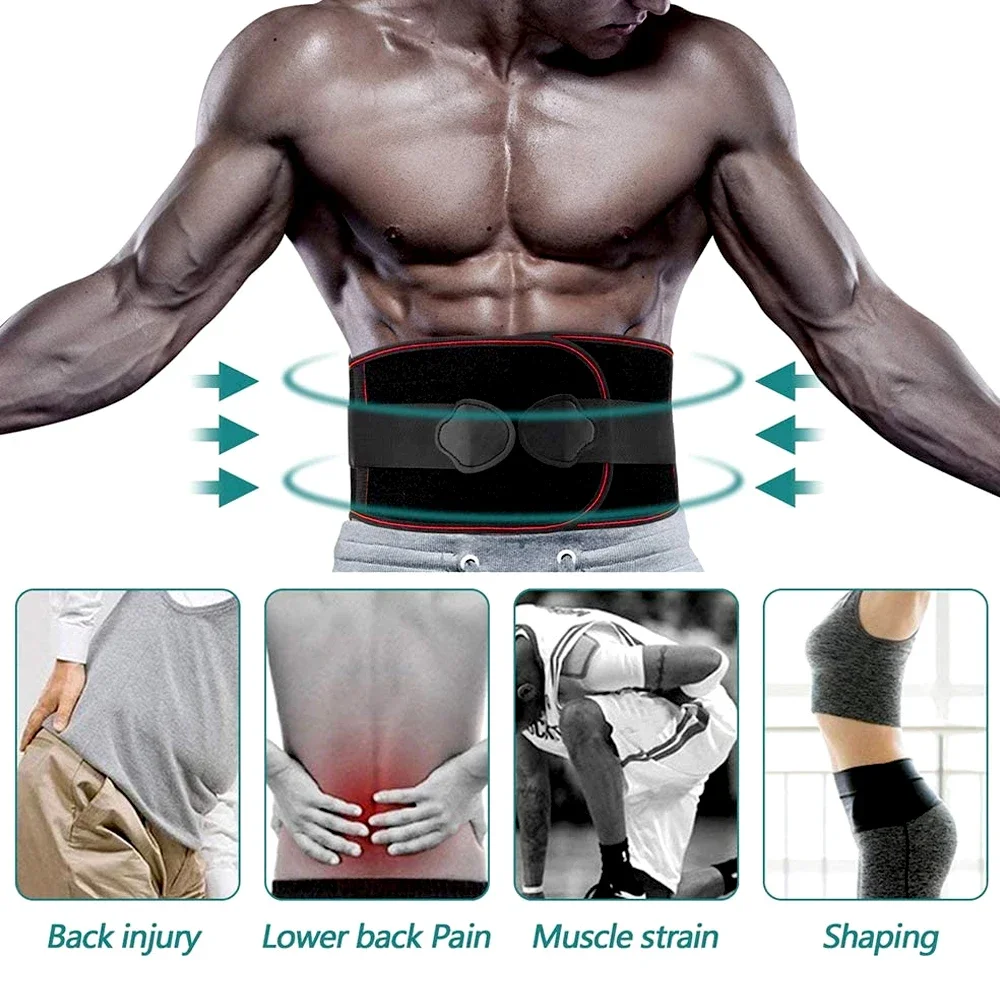 Lower Back Brace Pain Relief,Lumbar Support Belt,Adjustable Waist Strap for Sciatica,Spinal Stenosis,Scoliosis or Herniated Disc