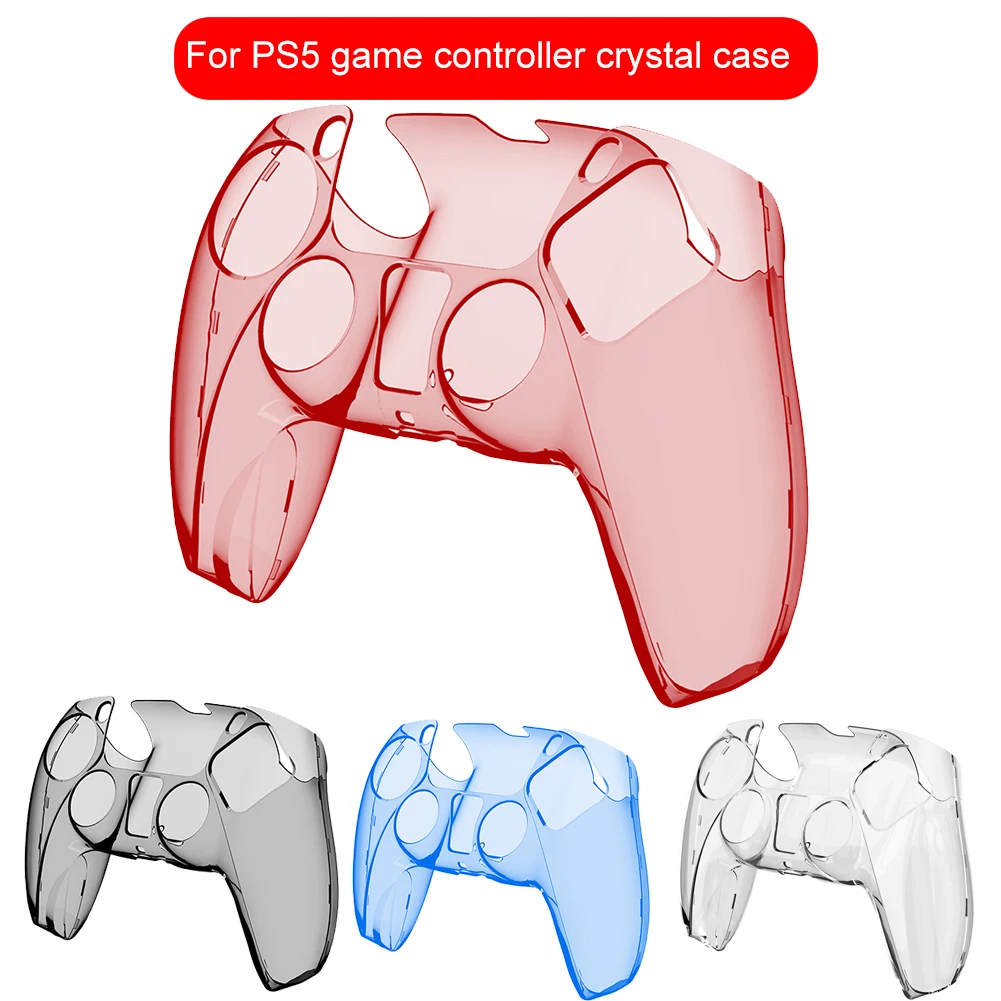 เคสครอบปกป้องแข็งสำหรับ PS5 dualsense คอนโทรลเลอร์ฝาครอบ PC อุปกรณ์ป้องกันแบบบางเฉียบเคสสำหรับ Sony PlayStation 5