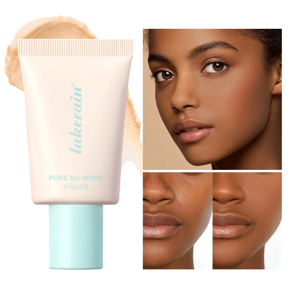 Base per il trucco dei pori No More Primer Controllo dell'olio a lunga durata Idratante Riduce le linee sottili Rinfrescante Pelle liscia opaca