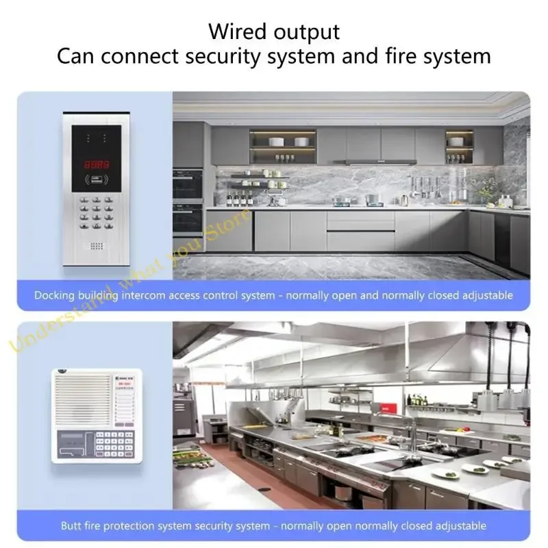 Rilevatore fumo J60A batteria allarmante con LED