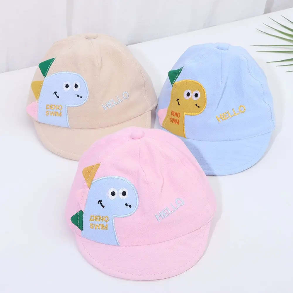 Summer Mesh Cartoon Dinosaur Baby Baseball Cap Kids Boys Girls Sun Hat Outdoor Toddlder Children Adjustable Cap