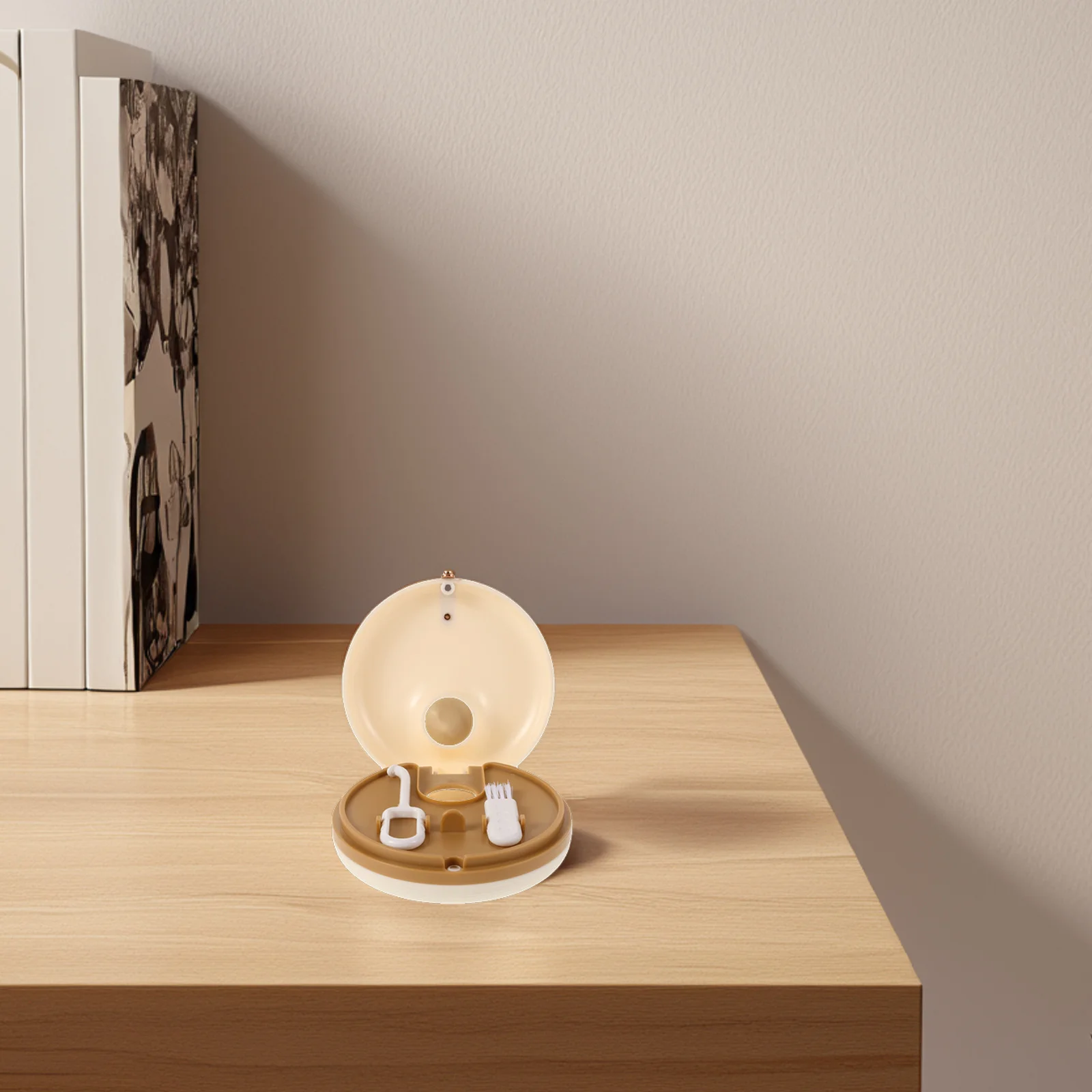 

Portable Donut Shaped Retainer Case Orthodontic Braces Holder Small Travel Dental Aligners Storage Box Portable Dental Tools