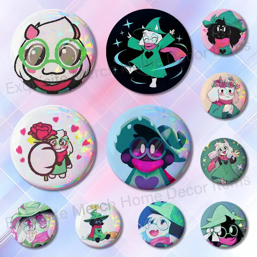 Ralsei D-Deltarunes Badges Round Itabag Decoration IP Peripheral Products 58mm 44mm 32mm 75mm 25mm Mini