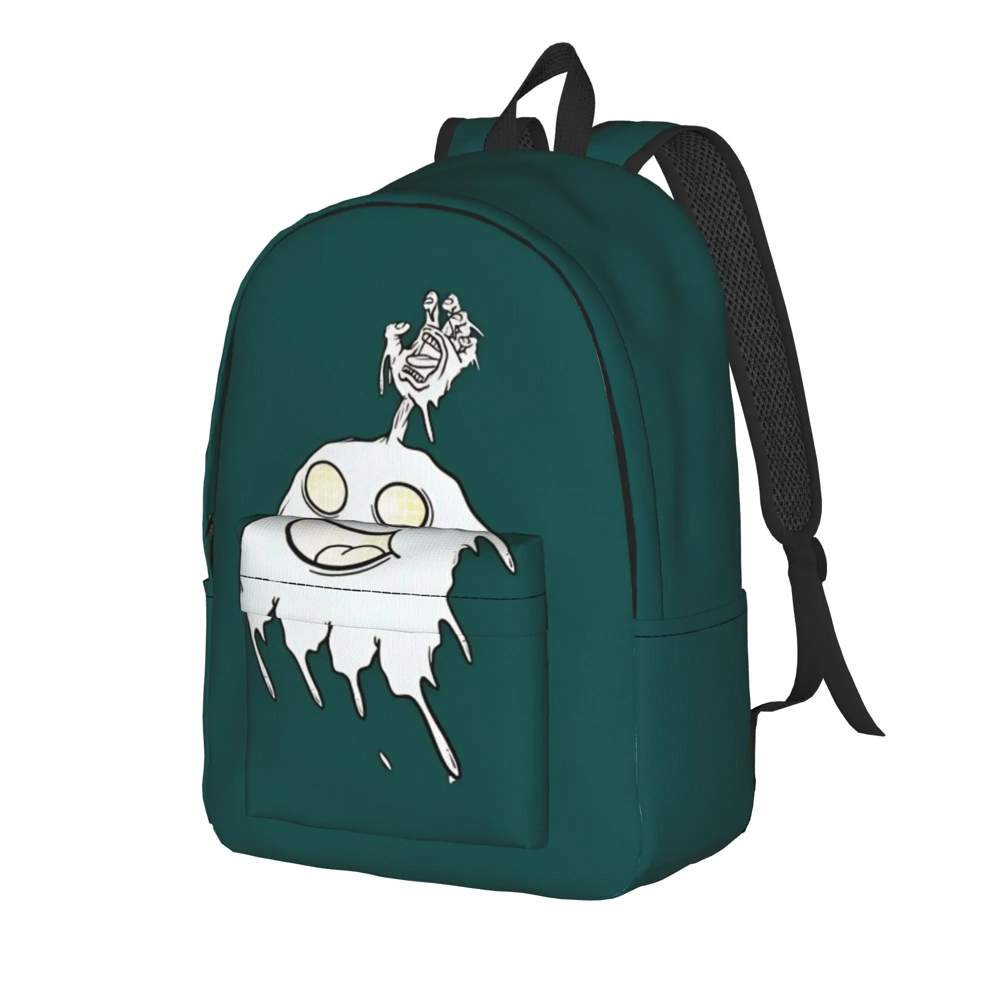 Back to school season retro pixel character Knapsack R-Regular show Ladies Portable Backpack