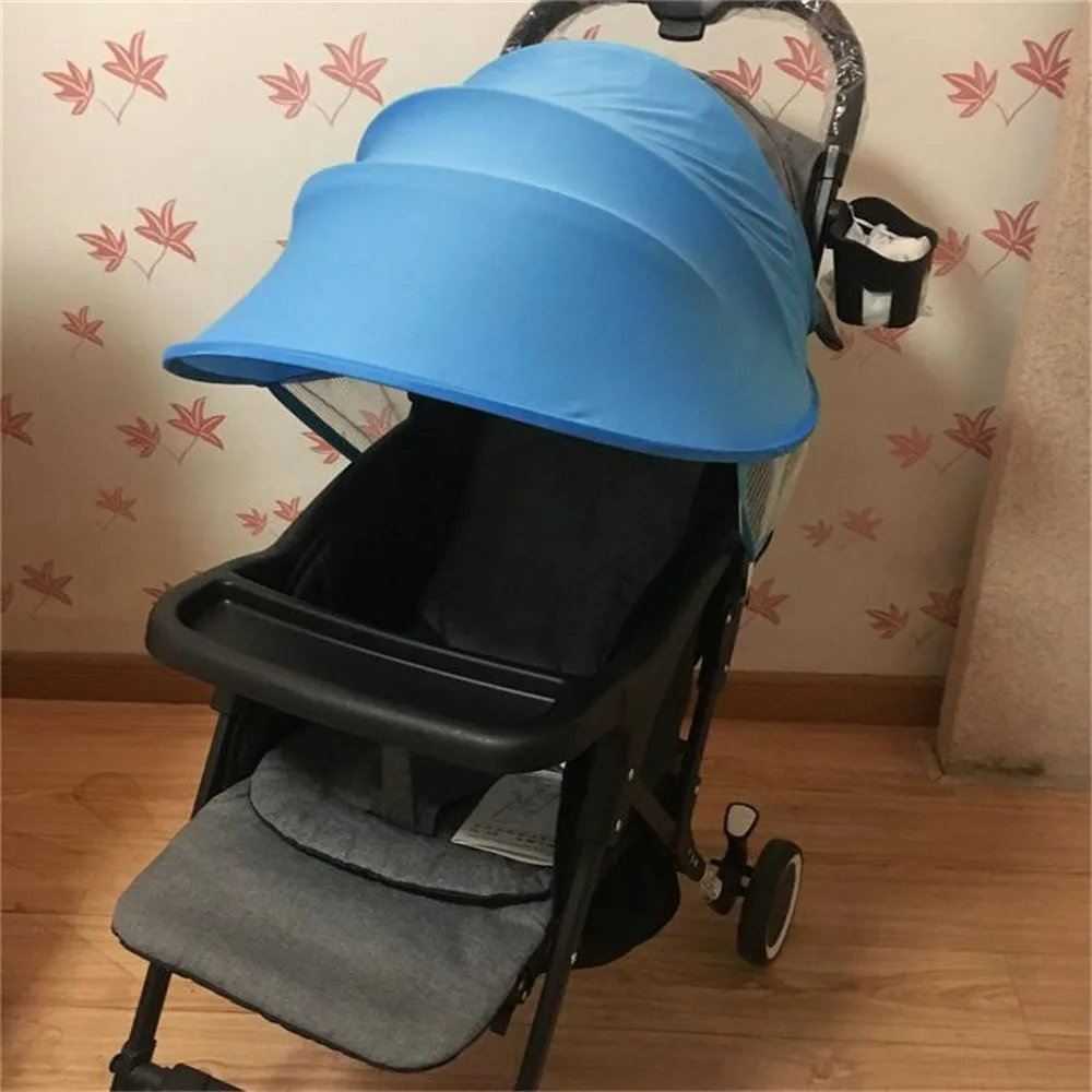 Portable Pram Stroller Accessories Canopy Cover Sun Hood Baby Stroller Sun Visor Pushchair Cap Carriage Sun Shade
