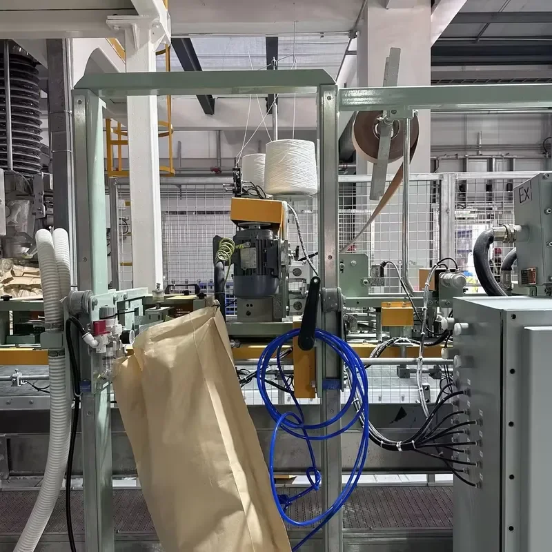 High-Efficiency Automatic Industrial Bag Sewing Machine-PLC-Controlled High-Accuracy 25-50KG Grain & Packaging