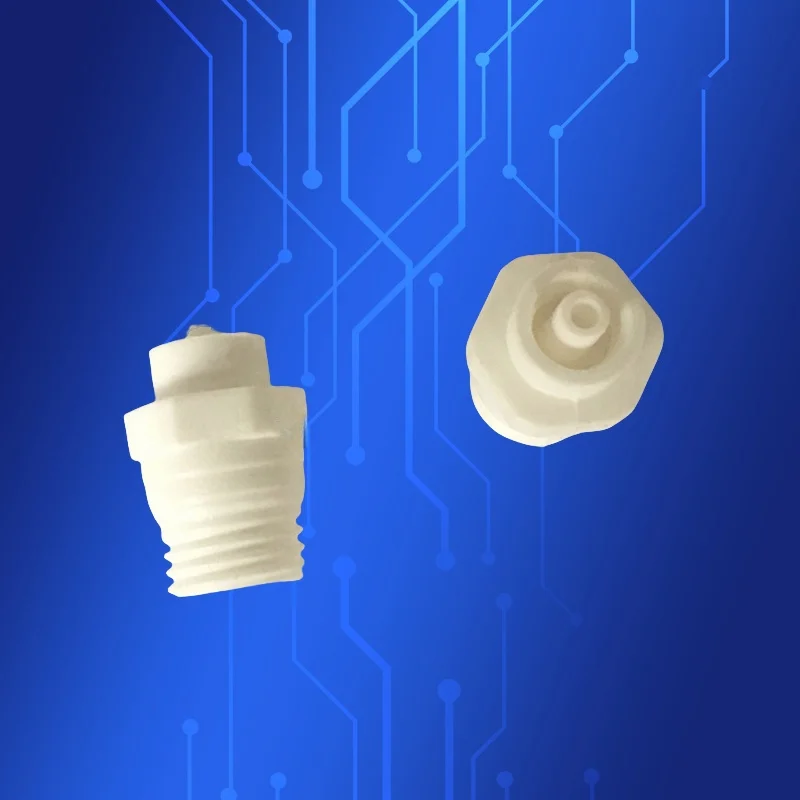 

‌10pcs Luer Adapter | 1/4" White PP Lock Connector with Leak-Proof Design‌