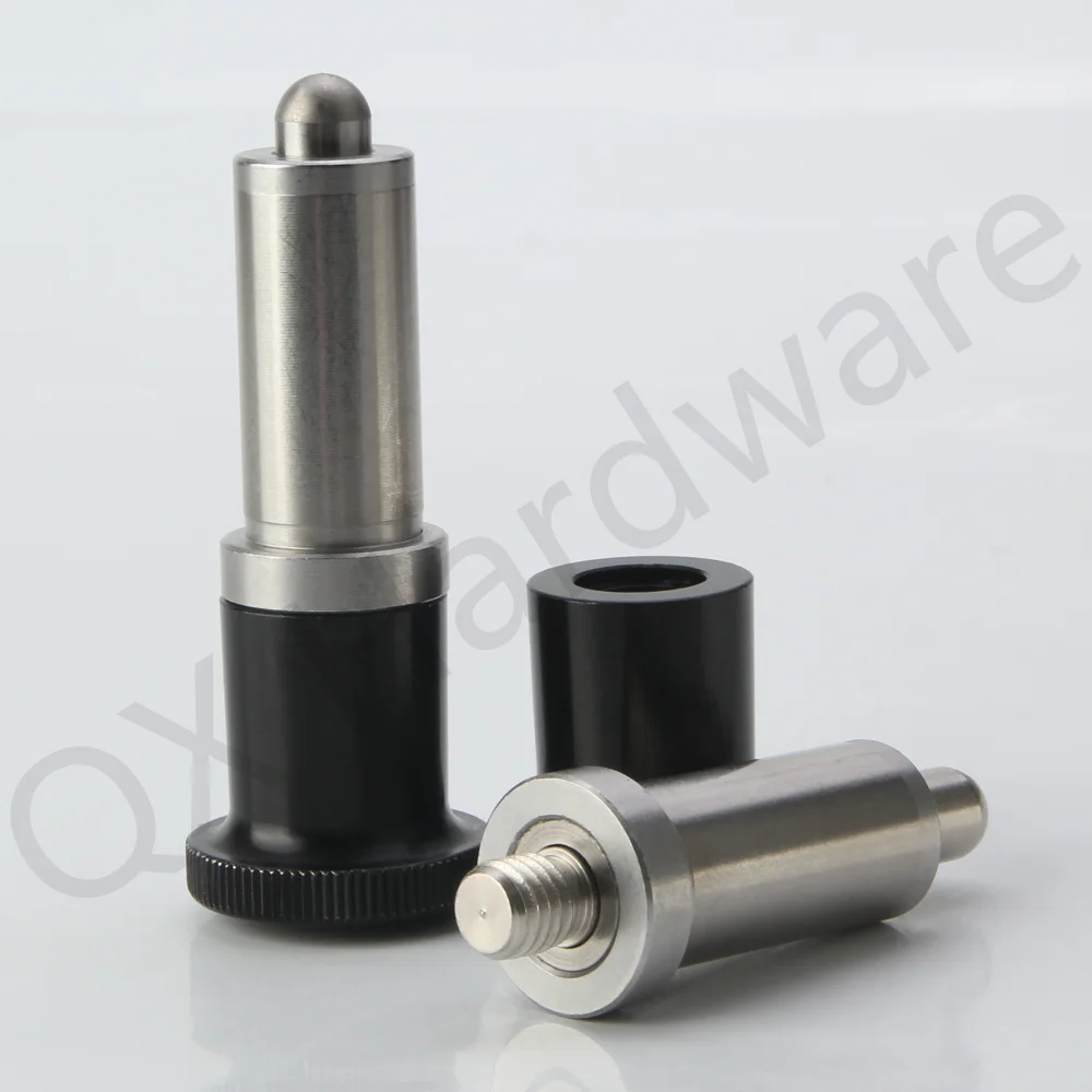 M3/M5/M6/M8 Filettatura fine QX245 Stantuffo in metallo Stantuffo retrattile Stantuffo per indicizzazione in acciaio inossidabile/acciaio inossidabile