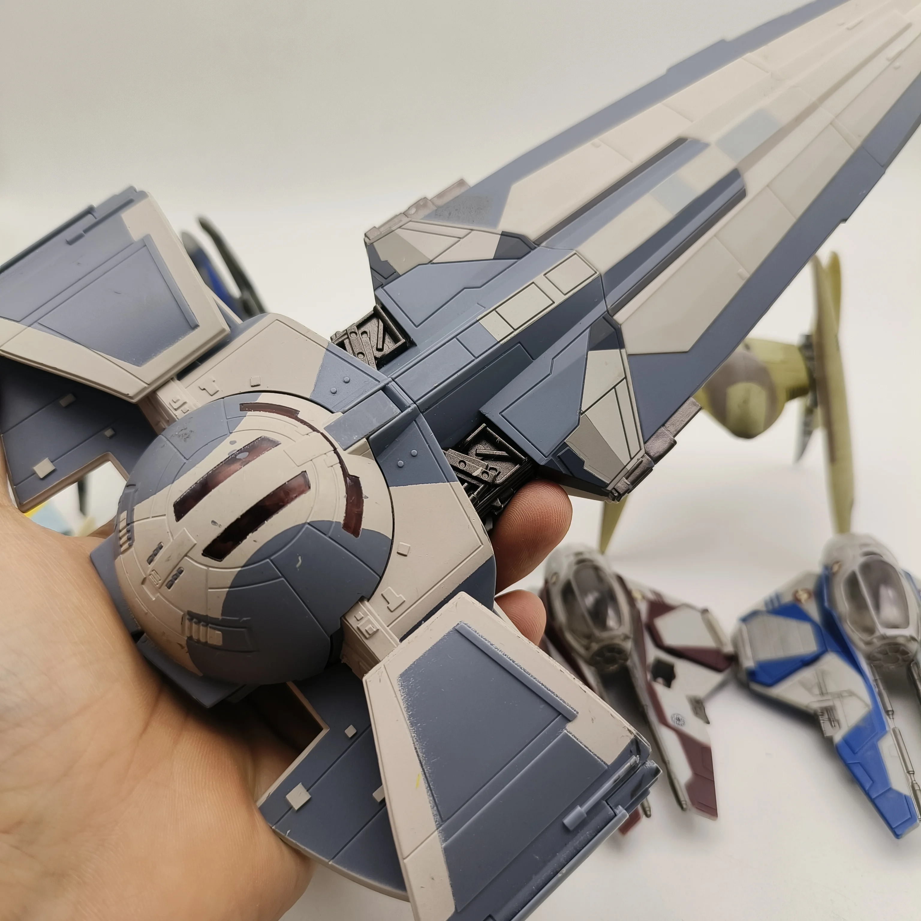 هاسبرو ستار وورز مركبات صغيرة بمقياس 1/72 الدفعة: سلسلة القوارب المقاتلة X-Wing/TIE، نموذج البضائع السائبة للتجميع