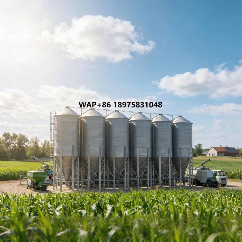 

Large Capacity Galvanized Steel Feed Tower with Anti-corrosion and High Strength for Livestock Farm