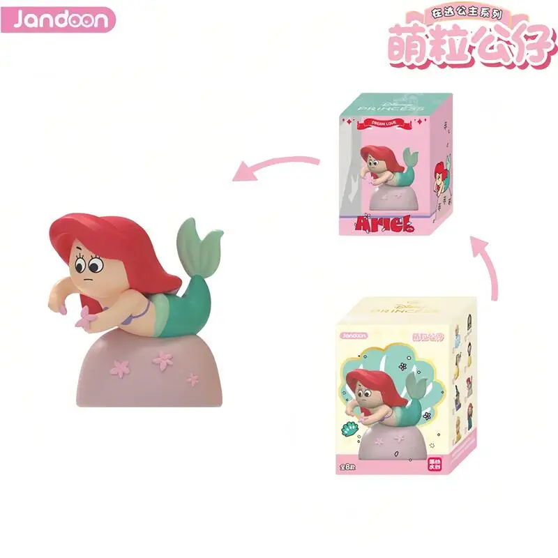 Jandoon Disney Runaway Princess Mini Bean Mystery Box Full Set 8 Designs Collectible PVC Mini Figurine Desktop Decor Toys Gift view 5