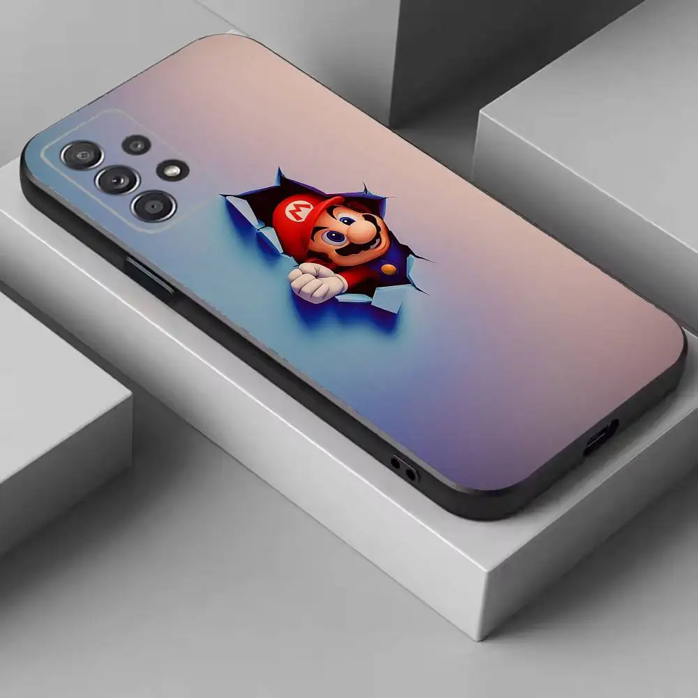 S-Super Game M-Mario Soft Black Phone Case for Samsung  S26,25,24,21,22,21,20,10,9,8,7,6Ultra,Plus,Fe, Lite view 4