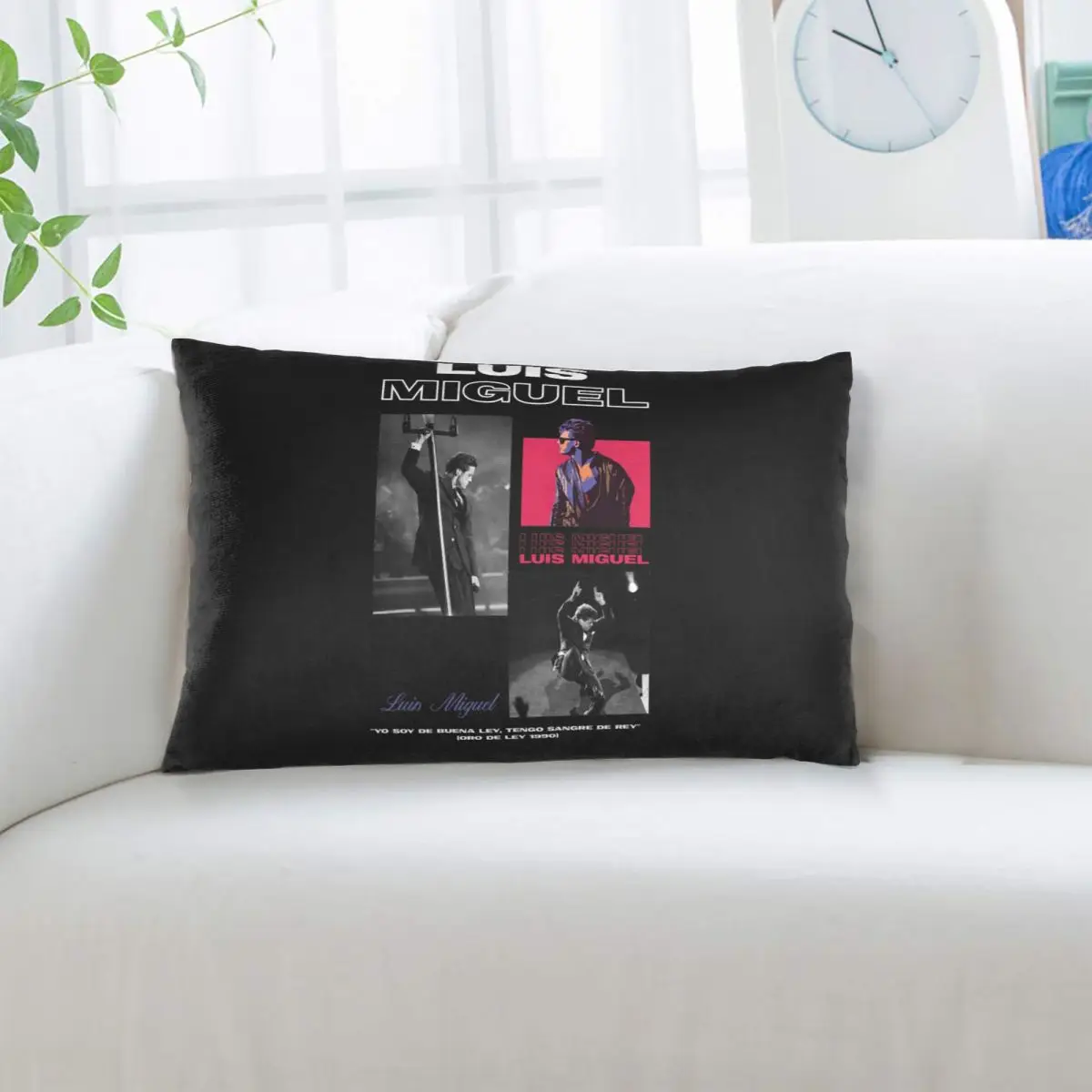 Luis Miguel Singer Rectangle Pillowcase Cushion Cover Decor Bedroom Bed Home Comfort Throw Pillow