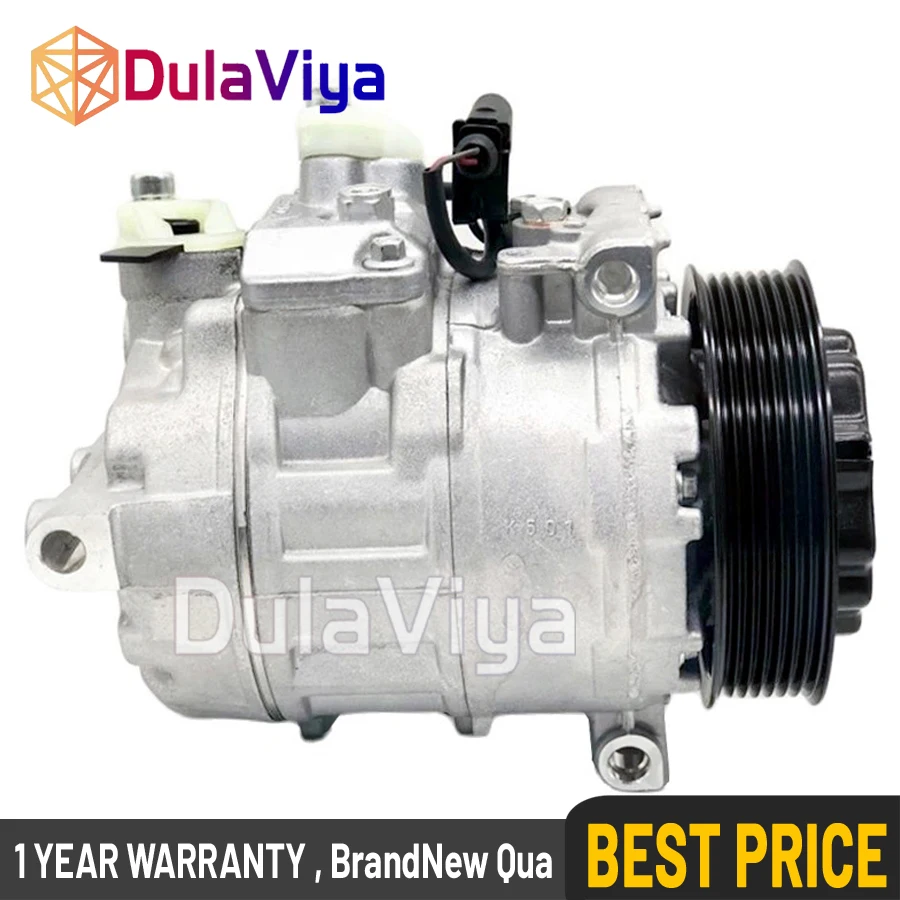 7SEU17C Auto AC Compressor For Porsche Cayenne 955 957 958 Turbo V8 94812601100 94812601101 95812601401 958126014BX DCP28010