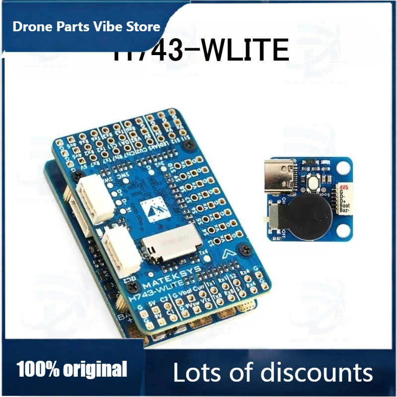 

Fy1pcs for MATEKSYS H743-WLITE Lite ArduPilot INAV 2-6S LIPO Flight Controller Φ2mm for RC FPV Multirotor Airplane Fixed-Wing