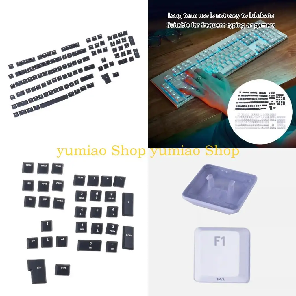 

587B профессиональные колпачки для клавиш из АБС-пластика, игровые клавиатуры для G915/G913/G815/G813 TKL, обновленная текстура,