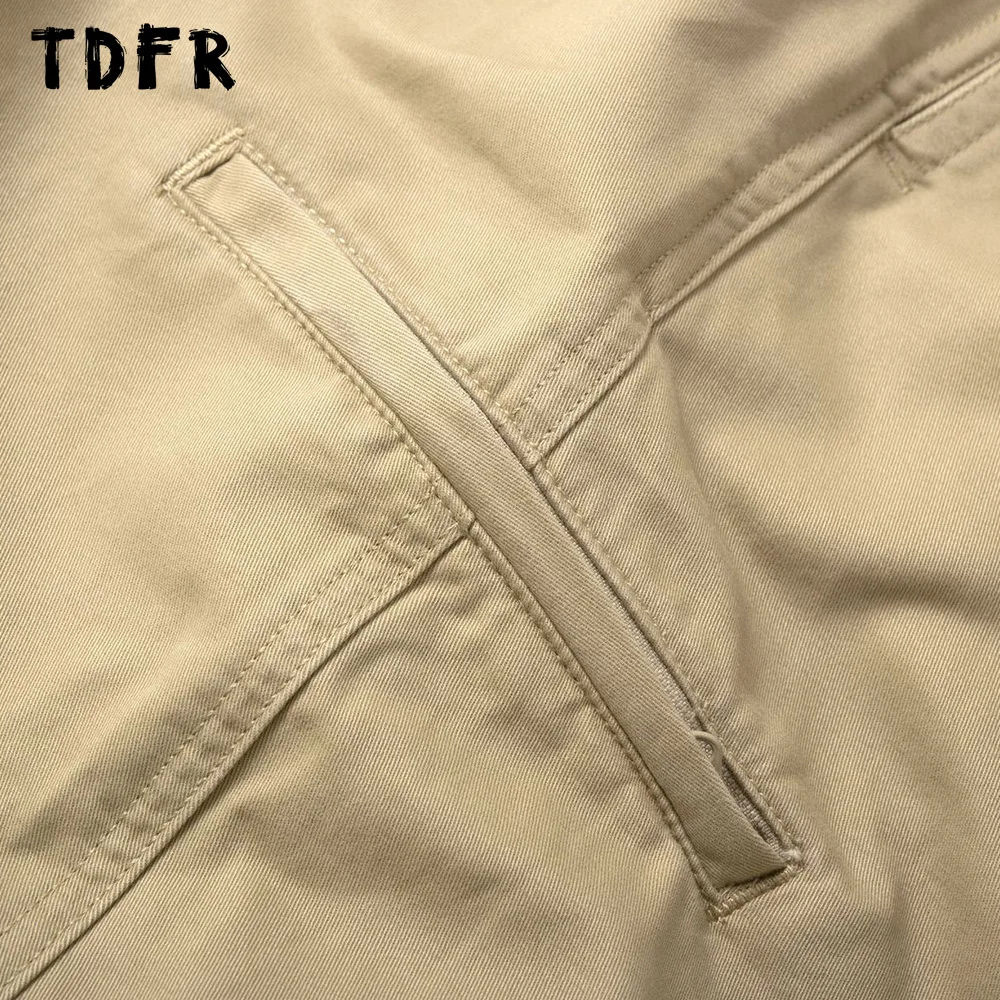 Solid Color Cargo Pants Mens with Belt Safari Style Casual Loose Wide Leg Pants Men Trousers