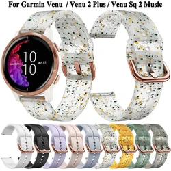 20mm Watch Strap For Garmin Venu/Venu 2 Plus/Venu Sq Forerunner 165 55 Vivoactive 5 3 Approach S42 Smartwatch Watchband Bracelet
