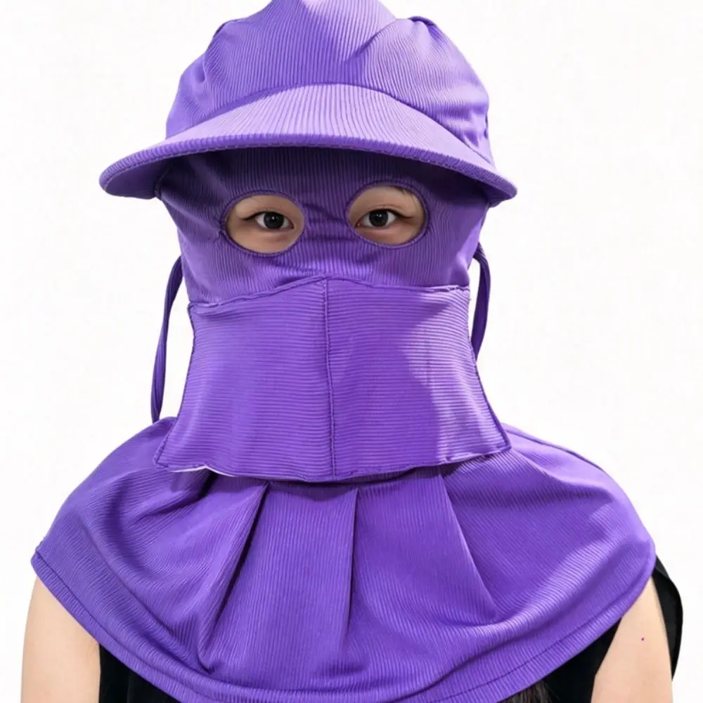 Hot Wide-Brimmed Full-Face Sun Hat Breathable Lightweight Woman Bucket Hat Full Wrap Multifunctional Cycling Cap Summer Outdoor