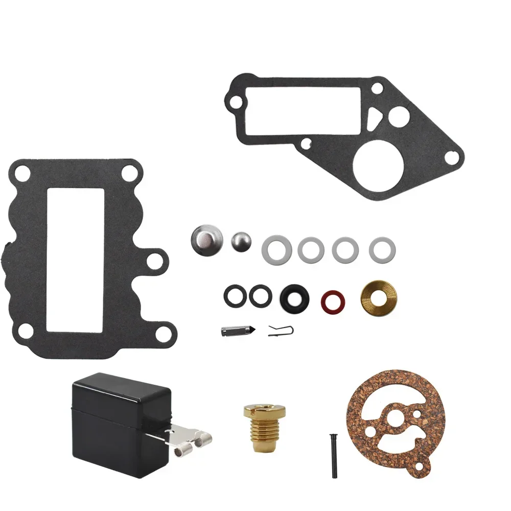 Vergaser-Reparatursatz mit Schwimmer passend für Johnson Evinrude Außenbordmotor 9.5 BRP / OMC382048 1964 1965 1966 1967 1968 1969 1970-1973 – Detail 2