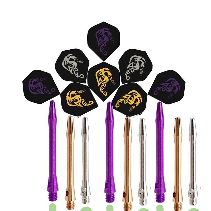 

45mm Aluminium Dart Shafts and Nice Pattern Darts Flights Dart Accessories for Professional Darts