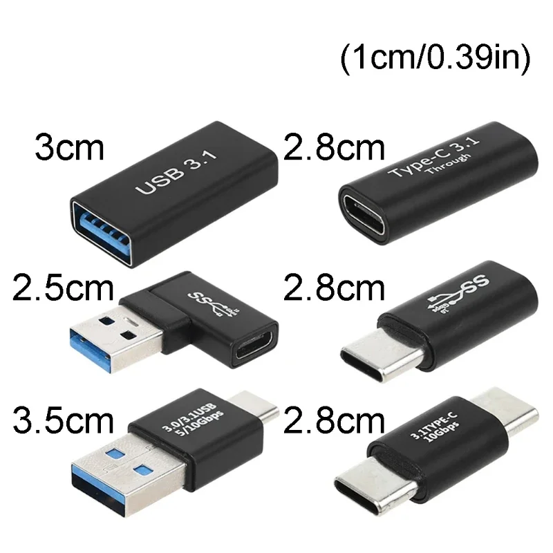 Type naar USB OTG-adapter USB vrouwelijk naar USB mannelijk dataconverter Geschikt voor USBC-connector