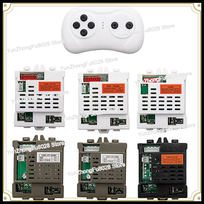 CSR-12T-1A Children's Electric Vehicle Remote Control CST-12T-2AM Receiver, Controller 12T-1B Main Board