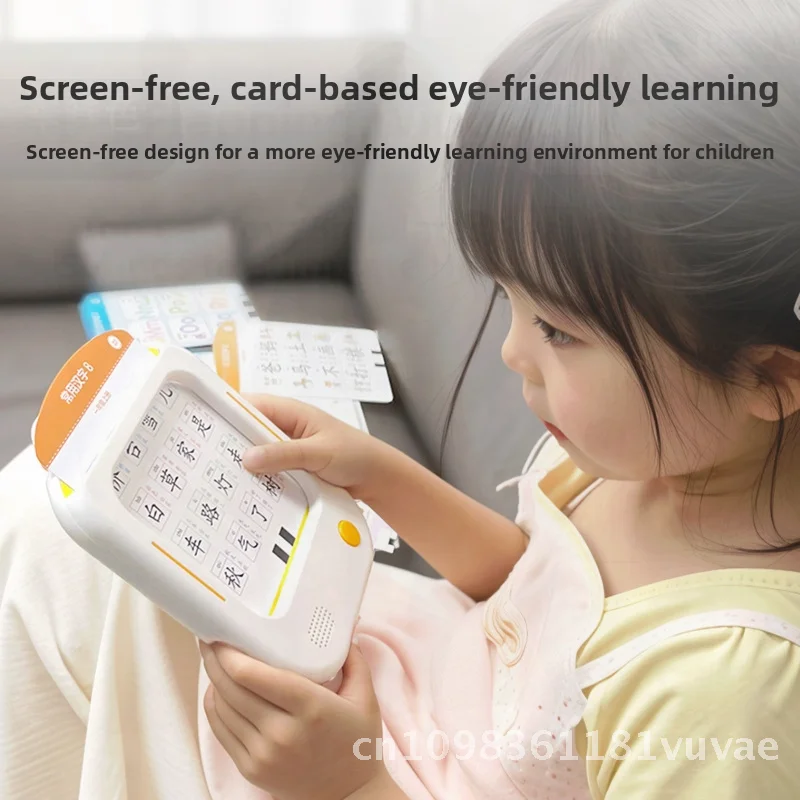 Früherziehungs-Lernmaschine für Kinder von 3 bis 6 Jahren mit intelligenter Sprachkarte zum Lesen, Sprache, Mathematik, Englisch und Alt