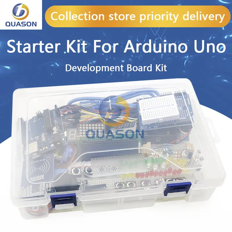 Starter Kit for Arduino  R3 -  R3 Breadboard and holder Step Motor / Servo /1602 LCD / jumper Wire/  R3