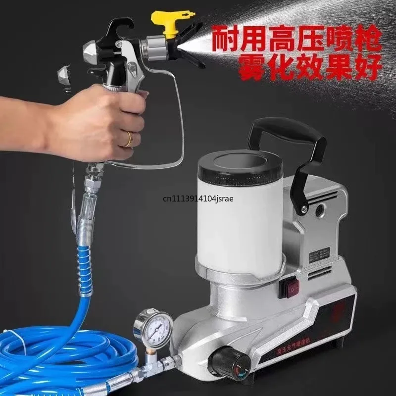 Portable Handheld Paint Sprayer, Built‑in Lithium Battery & Plug‑in Dual‑Power Integrated Spraying Machine, Universal for Paint